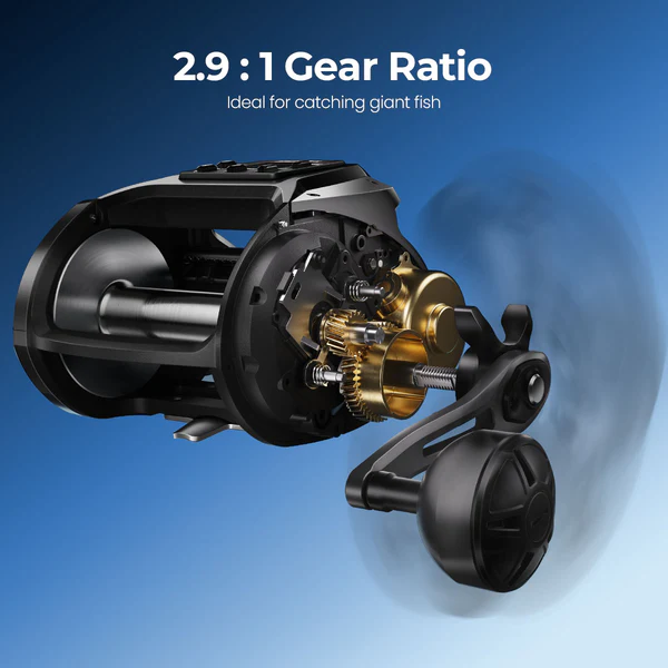 Piscifun® AtlantiX 12000 Electric Fishing Reel for Deep Sea Reels and Big Game Fishing with Torque-X™ Motor 8 Piscifun® AtlantiX 12000 Electric Fishing Reel for Deep Sea Reels and Big Game Fishing with Torque-X™ Motor - Image 8