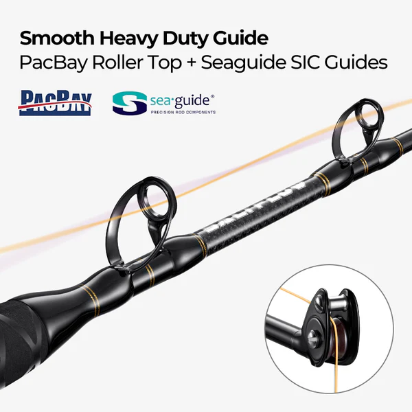 Piscifun Saltflow Bent‑Butt Offshore Saltwater Boat Rod 2 Piscifun Saltflow Bent‑Butt Offshore Saltwater Boat Rod - Image 2