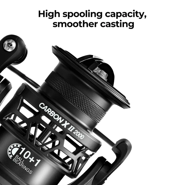Piscifun® Carbon X II Spinning Reels & Carbon R1 Spinning Rod Combo 5 Piscifun® Carbon X II Spinning Reels & Carbon R1 Spinning Rod Combo - Image 5