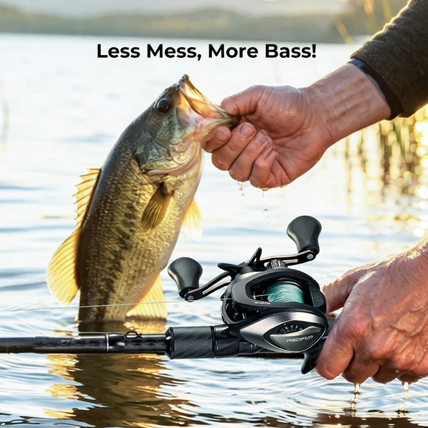 Piscifun® Alloy M2 Baitcasting Reel with Mag-Bowl™ Braking System – Cast Baitcast Reel and Baitcaster Reel for Cast Fishing 2 Piscifun® Alloy M2 Baitcasting Reel with Mag-Bowl™ Braking System – Cast Baitcast Reel and Baitcaster Reel for Cast Fishing - Image 2