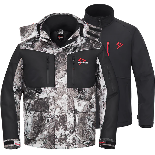 Piscifun Ice Fishing 3-in-1 Jacket Waterproof Fishing Jackets 10 Piscifun Ice Fishing 3-in-1 Jacket Waterproof Fishing Jackets