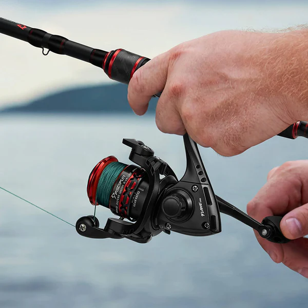 Piscifun® Flame Spinning Reel Red Fishing Reel 4 Piscifun® Flame Spinning Reel Red Fishing Reel - Image 4
