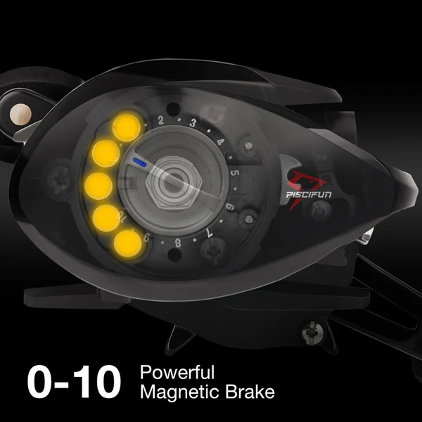 Piscifun® Torrent Baitcasting Reel 18Lbs Max Drag 7.1:1 & 5.3:1 Gear Ratio 5 Piscifun® Torrent Baitcasting Reel 18Lbs Max Drag 7.1:1 & 5.3:1 Gear Ratio - Image 5