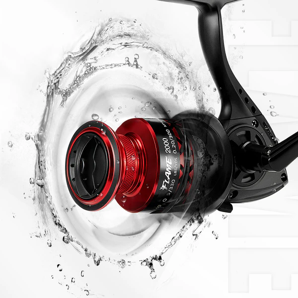 Piscifun® Flame Spinning Reel Red Fishing Reel 1 Piscifun® Flame Spinning Reel Red Fishing Reel
