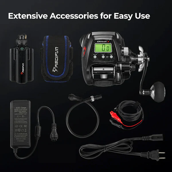 Hooked Beginner electric offshore reel engineered for deep drop fishing and big game angling adventures