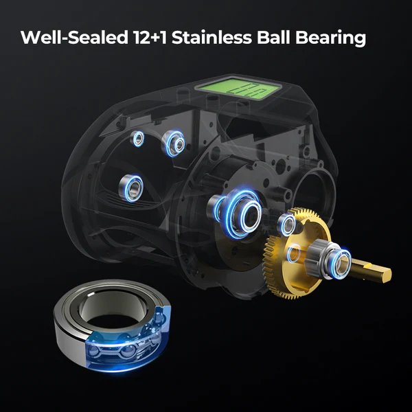 Hooked Beginner Kraken electric big game reel designed for offshore fishing and deep-water saltwater species