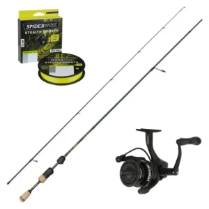 Abu Garcia Carabus Delicate2 2.03m 0.5-3.5g UL Combo ultralight spinning rod and reel combo for trout and perch fishing