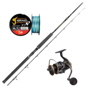 Daiwa Kenzaki Spin Combo premium spinning rod and reel combo for saltwater and offshore fishing