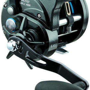 Daiwa Saltist Levelwind Line Counter Conventional Reels designed for trolling, salmon fishing, and precise depth-controlled angling