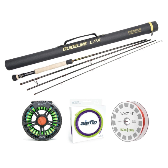 Guideline LPX Predator Streamer Combo - 9' #7 1 Guideline LPX Predator Streamer Combo 9ft #7 fly fishing combo for predator fishing with streamers and large flies