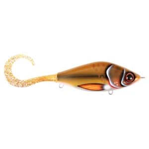 Strike Pro Guppie 13.5cm Bemidji Blonde Gold Glitter jerkbait