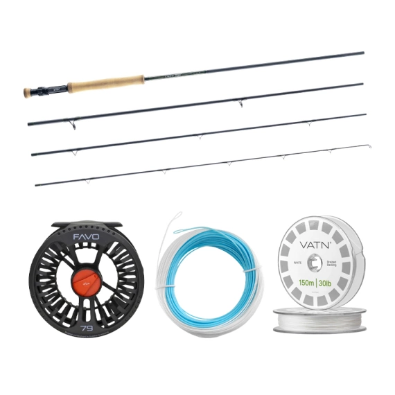 Loop Trak Coastal+ Flugset - 9'0'' #5 1 Loop Trak Coastal+ Flugset 9ft #5 fly fishing combo designed for coastal sea trout and saltwater fly fishing