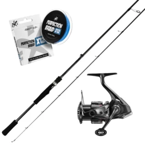 Lunker Stick Versatile Perch Light Söder Prostaff Combo lightweight spinning rod and reel combo for perch fishing