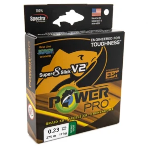 PowerPro Super 8 Slick V2 275m Moss Green 0.41mm 40kg braid
