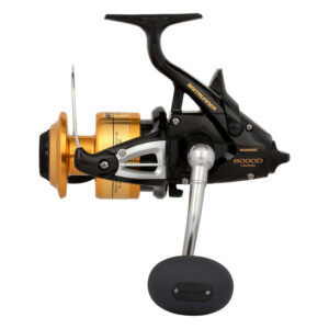Shimano Baitrunner D Saltwater Spinning Reels designed for live bait fishing, surf fishing, and saltwater angling