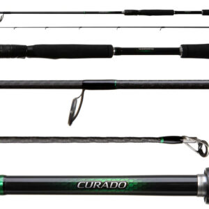 Shimano Curado Spinning Rods designed for bass fishing, freshwater angling, and precision lure presentation