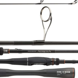 Shimano Poison Adrena B Spinning Rods with carbon monocoque grips