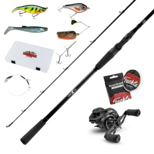 Söder Tackle Lake X Pike Downsize Baitcasting Combo predator fishing rod and reel combo for pike and lure fishing