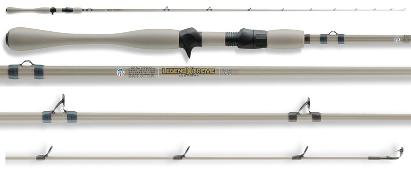 Legend Xtreme Inshore Rods in spinning and casting models