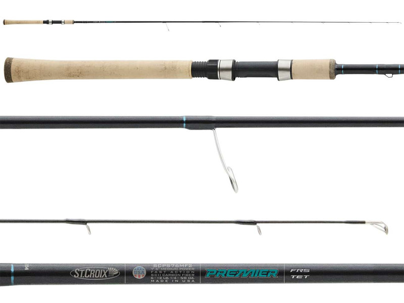St. Croix Premier 2025 Spinning Rods designed for freshwater and inshore fishing with premium sensitivity and casting performance