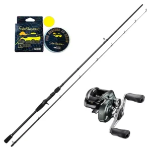 Svartzonker Black Series The Horizon 8ft 20-70g Curado Downsize Combo premium baitcasting rod and reel combo for predator fishing