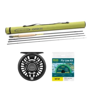 Vision ONKII fly fishing rod and reel combo designed for freshwater fly fishing and trout angling