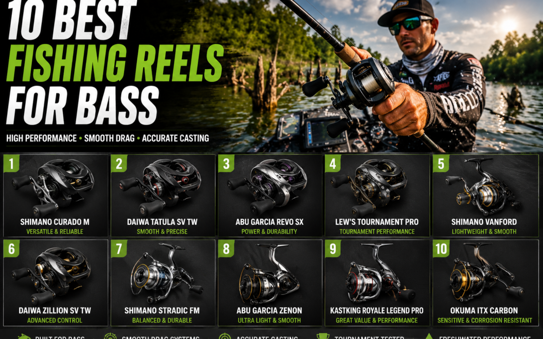 10 Best Fishing Reels for Bass Fishing in 2026