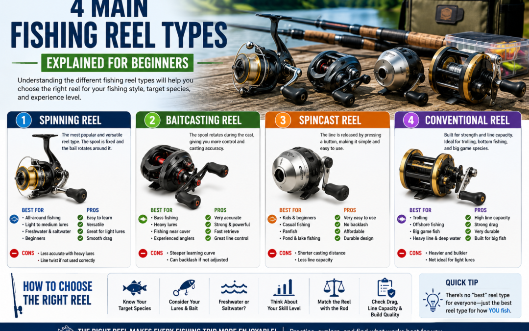 4 Fishing Reel Types Explained: Which One Should You Use?