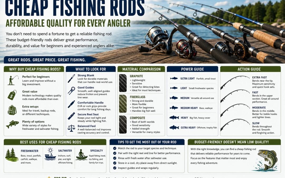 Cheap Fishing Rods: 10 Budget-Friendly Picks That Perform