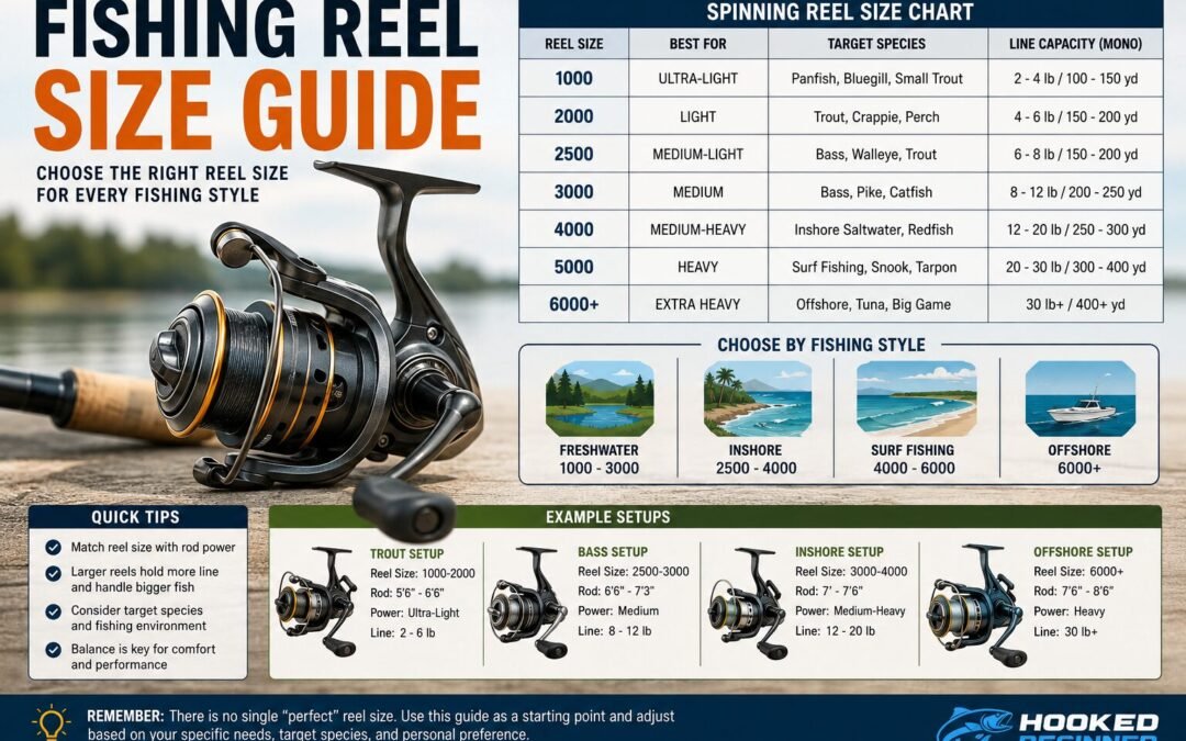 Fishing Reel Size Guide: 10 Essential Tips to Choose the Right Size