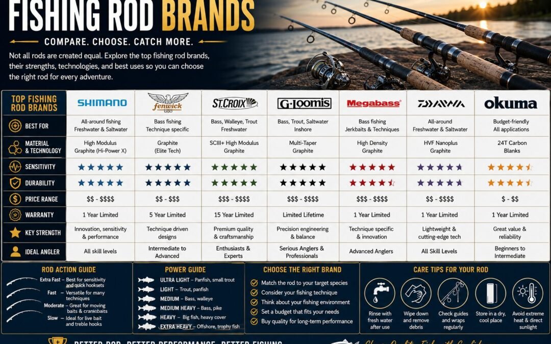 Fishing Rod Brands: The Complete Guide to Choosing the Right Manufacturer