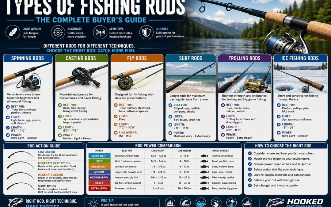 Types of Fishing Rods: The Complete Buyer’s Guide