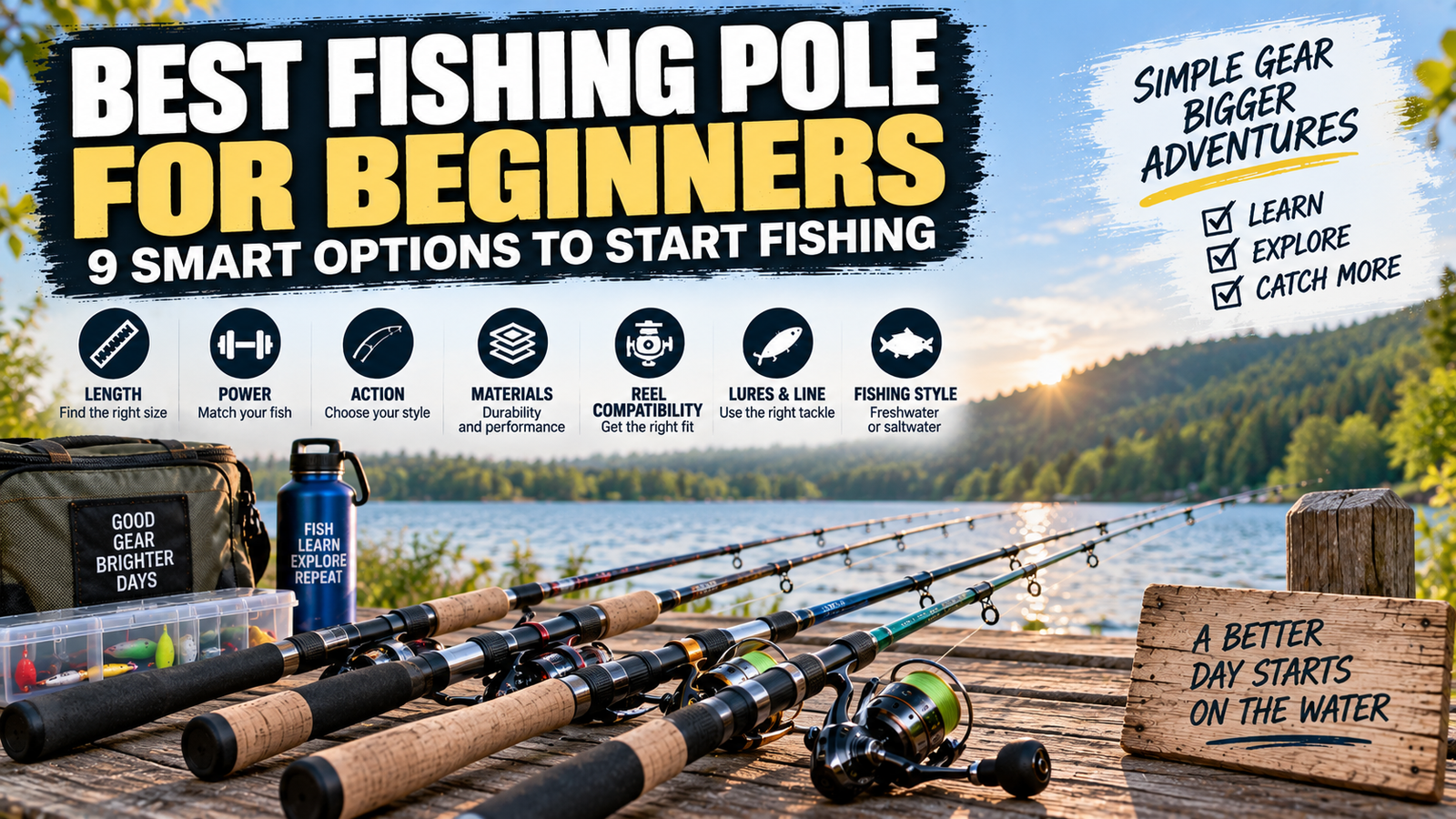 Fishing Rond Best Fishing Pole For Beginners: 9 Smart Options Setup