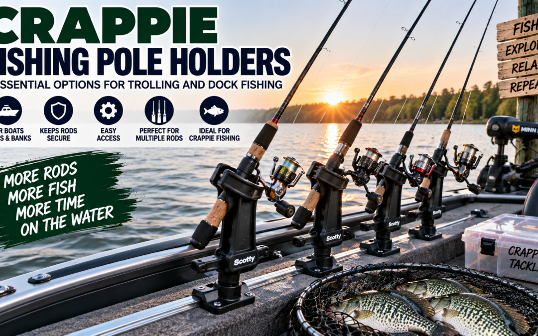 Crappie Fishing Pole Holders: 6 Smart Options for Trolling and Dock Fishing