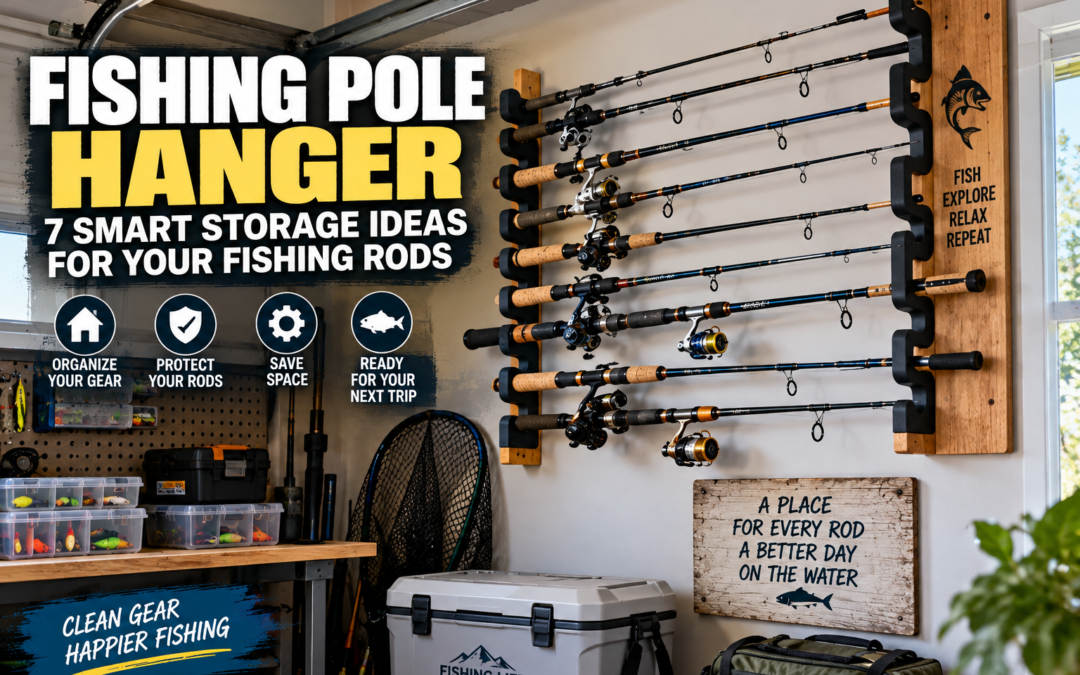 Fishing Pole Hanger: 7 Smart Storage Ideas for Your Fishing Rods