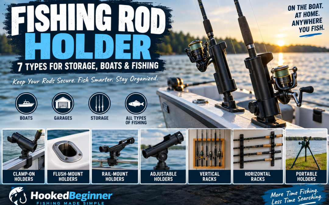 7 fishing rod holder types for storage and boats