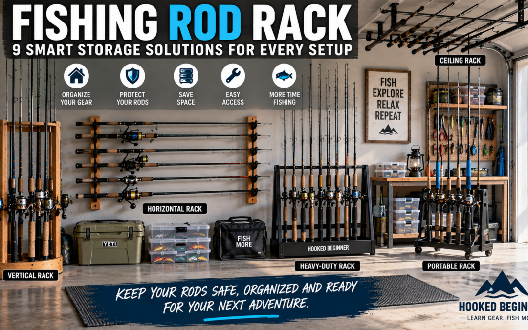 fishing rod rack