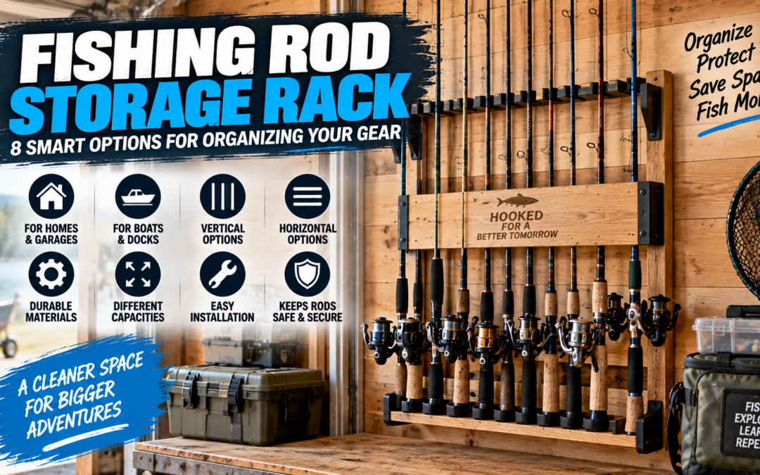 Fishing Rod Storage Rack: 8 Smart Options for Organizing Your Gear