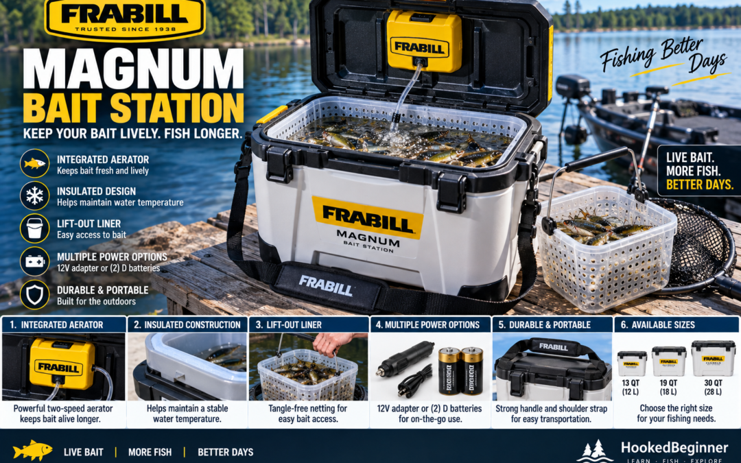Frabill Magnum Bait Station: 8 Smart Live Bait Storage Options